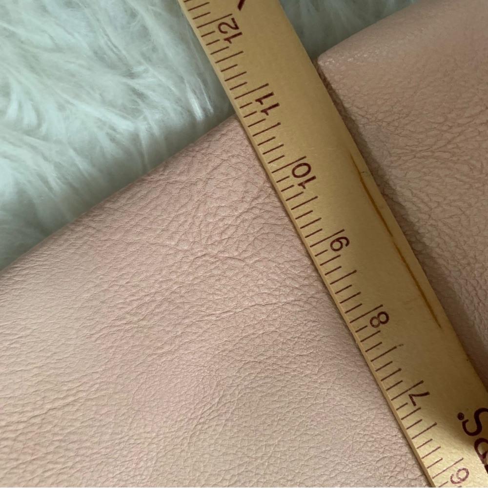 NEW vegan bucket bag nude blush w/ shoulder strap & optional crossbody strap + - Picture 10 of 15